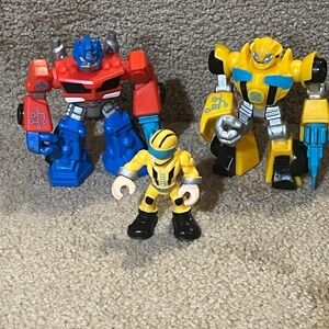 Hasbro Playskool Transformers Rescue Bots Optimus Prime & Bumble Bee (3) Pack